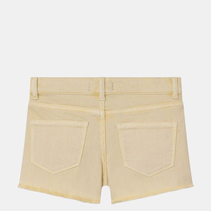 Shop Dl1961 Honey Lucy Short In Yellow