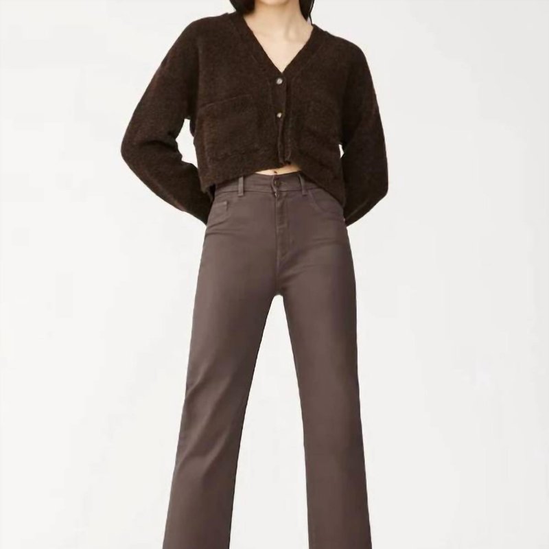 Dl1961 Womens Patti Straight Jeans In Brown