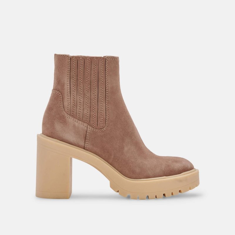 Shop Dolce Vita Caster H2o Booties In Brown