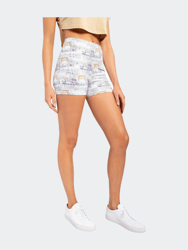 Watercolor Stucco High-Rise Shorts Ext