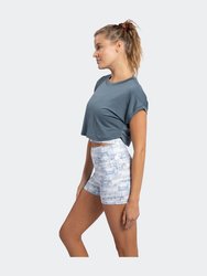 Watercolor Stucco High-Rise Shorts Ext