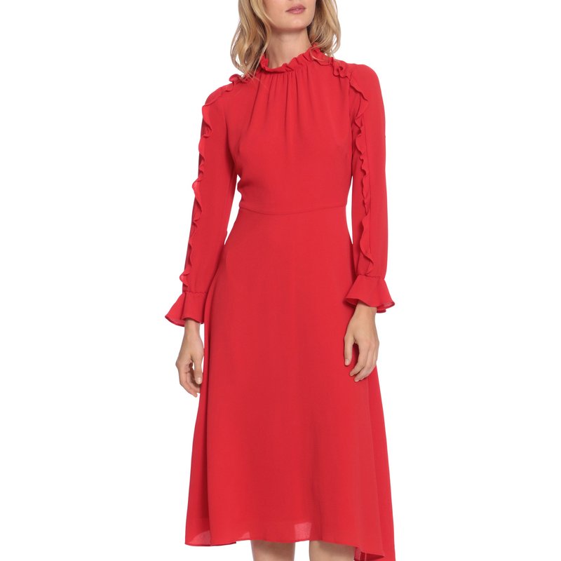 Donna Morgan Cherize Dress In Red