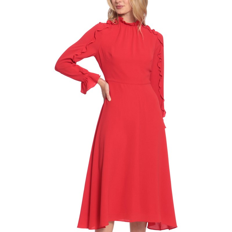 Shop Donna Morgan Cherize Dress In Red
