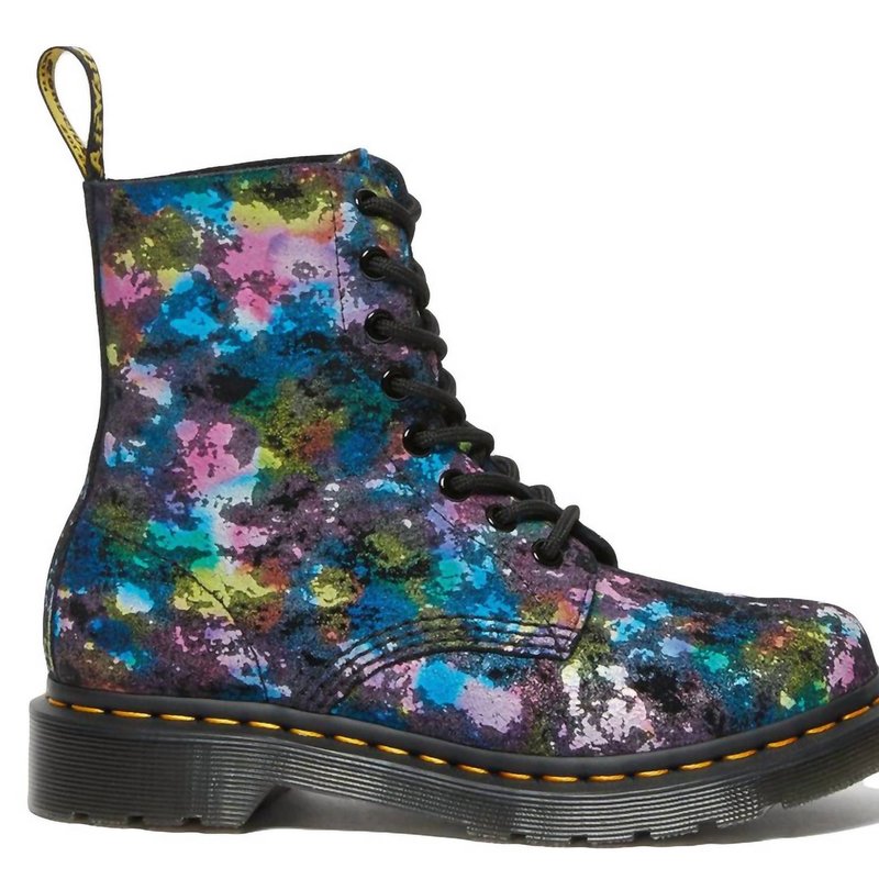 Shop Dr. Martens' 1460 Pascal Tutti Fruity Suede Boot In Black