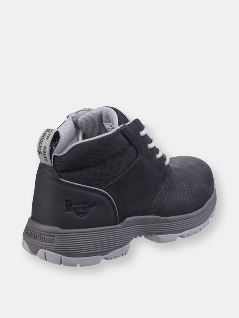Womens/Ladies Westfall S1P Non-Metallic Chukka Work Boots - Black Overlord
