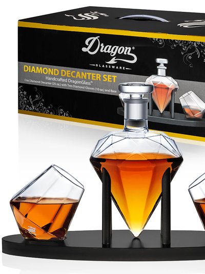 Dragon Glassware Diamond Decanter product