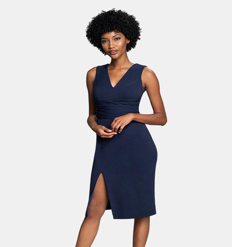 Dress The Population Alessia Dress In Navy