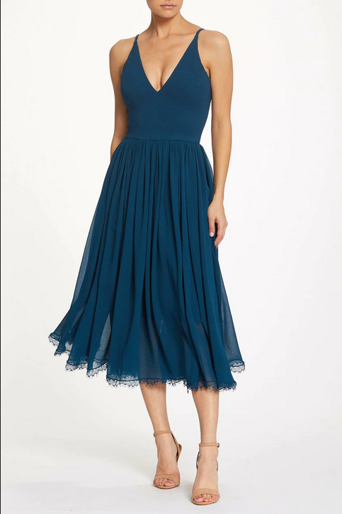 Shop Dress The Population Alicia Dress In Blue