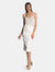 Alondra Dress - White/ Silver