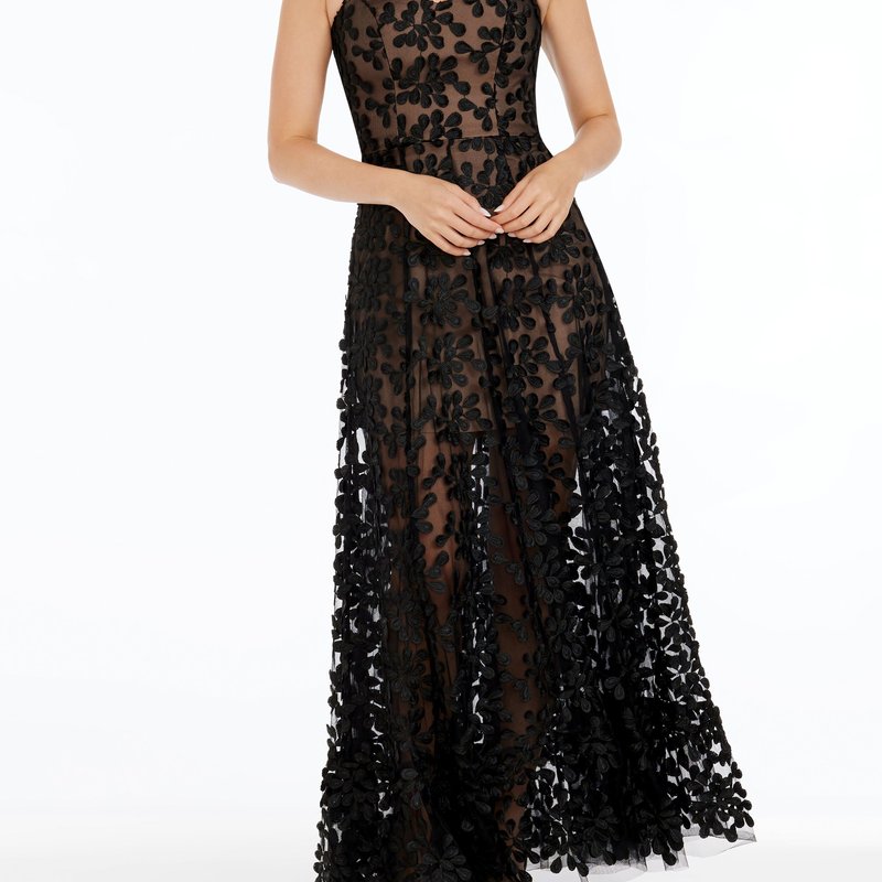 Shop Dress The Population Anabel Gown In Black