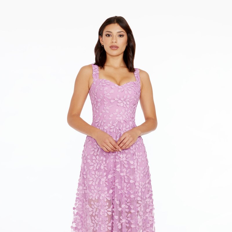 Dress The Population Anabel Gown In Pink