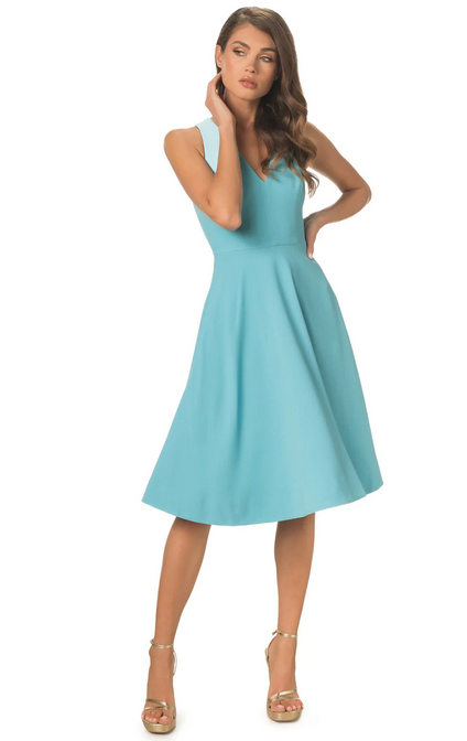 Shop Dress The Population Catalina Dress In Blue