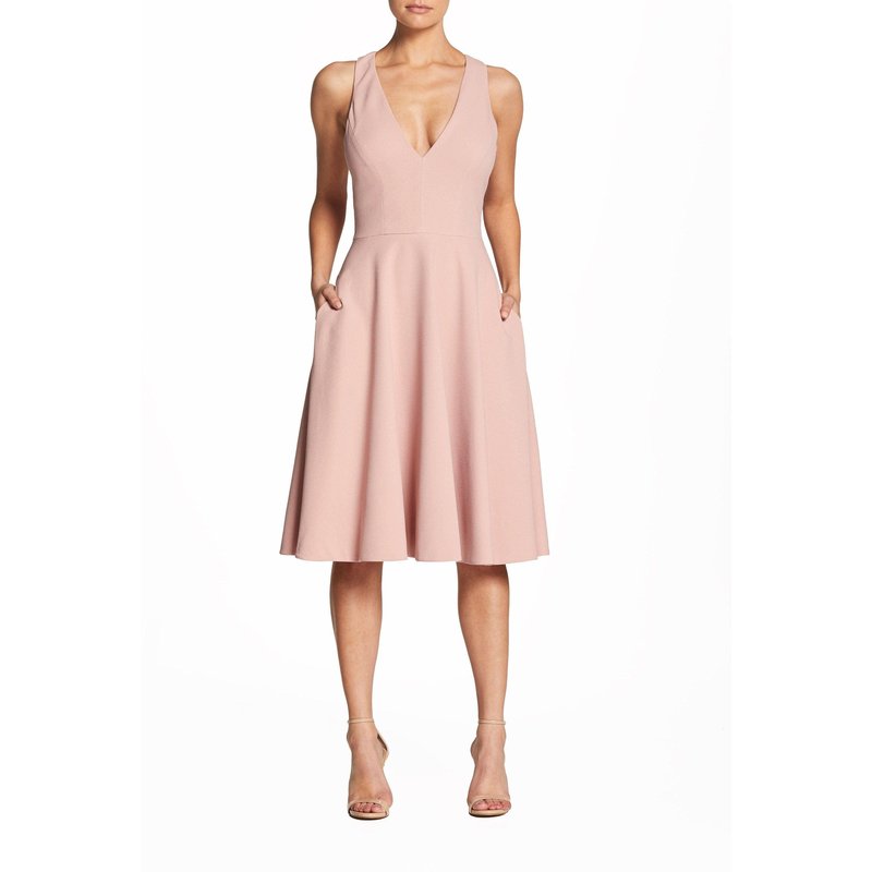Shop Dress The Population Catalina Dress In Pink