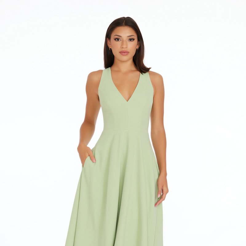 Shop Dress The Population Catalina Dress In Green
