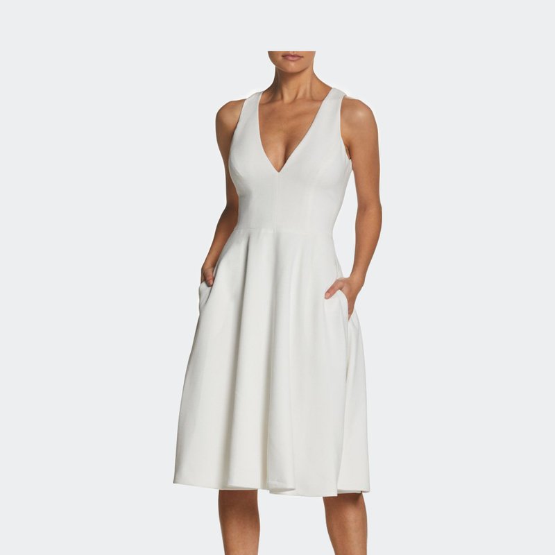 Dress The Population Catalina Dress In Off White