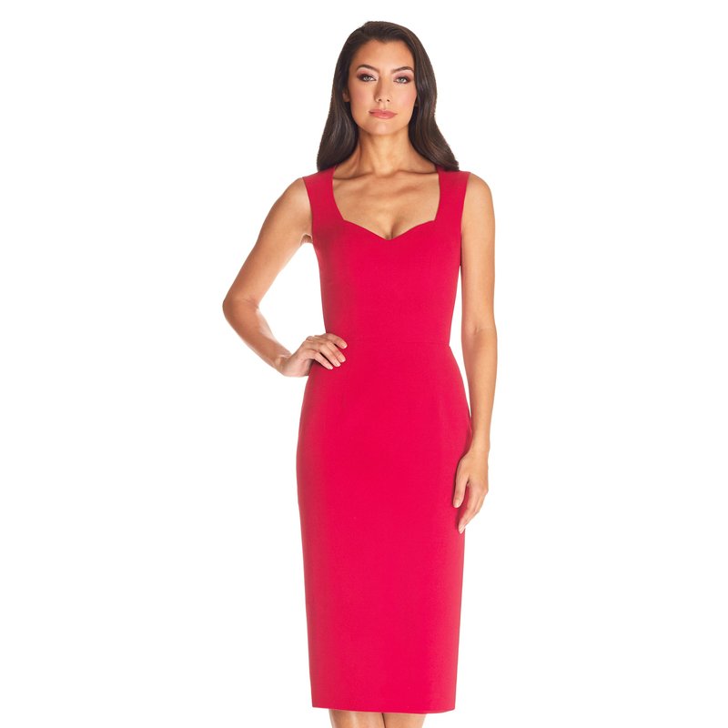 Shop Dress The Population Elle Dress In Red