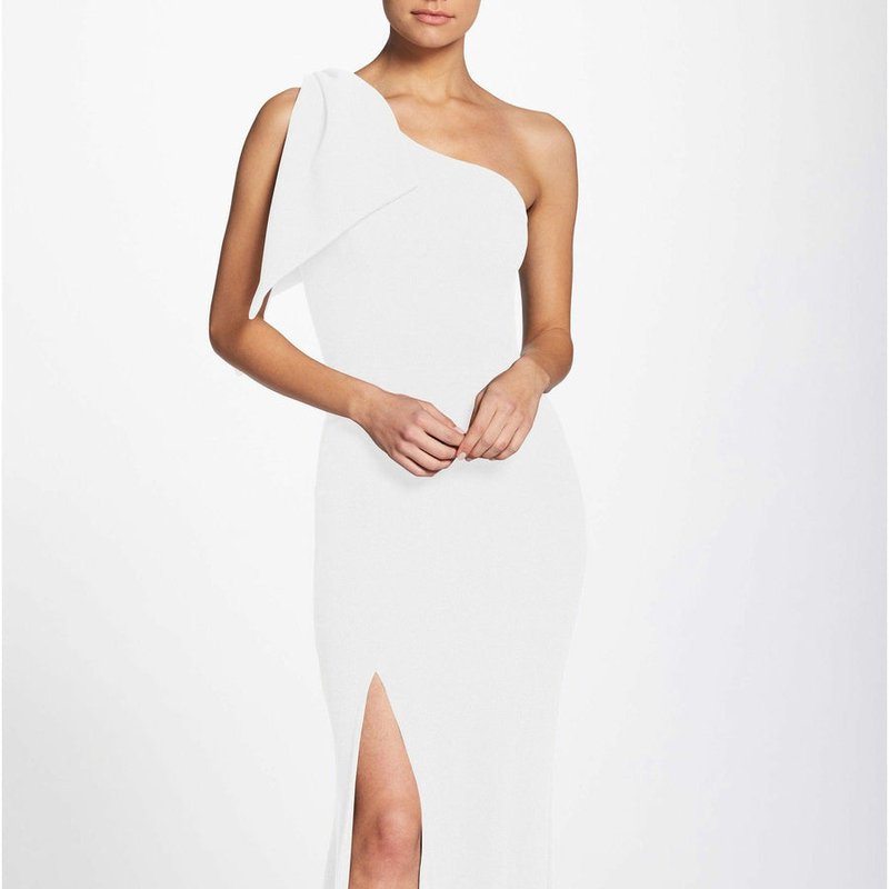 Shop Dress The Population Georgina Gown In White