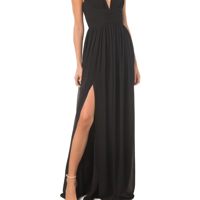 Shop Dress The Population Jaclyn Gown In Black