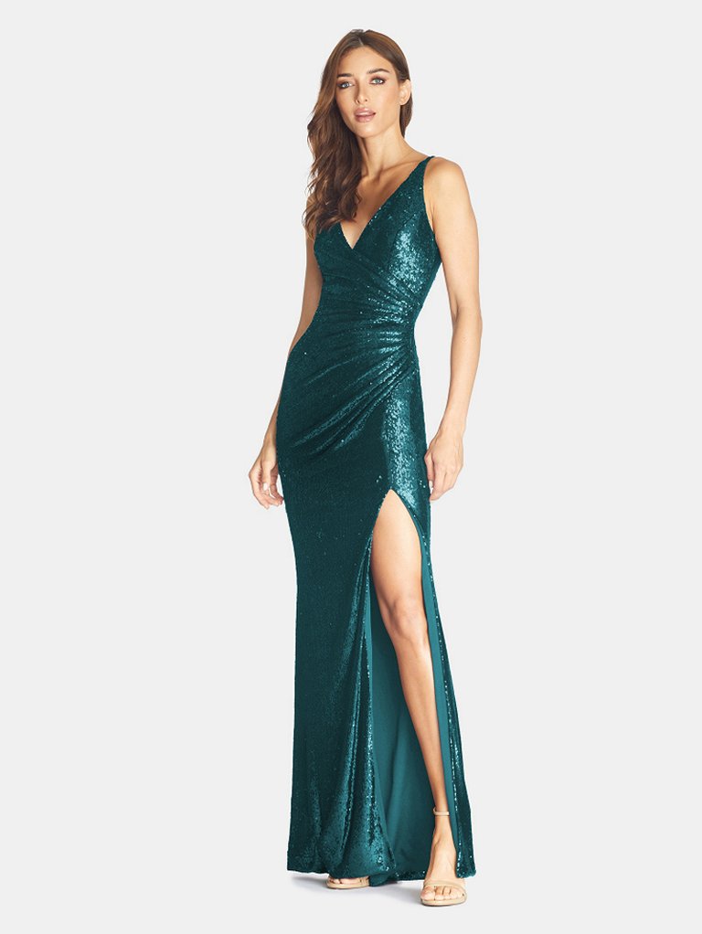 Jordan Gown - Deep Emerald