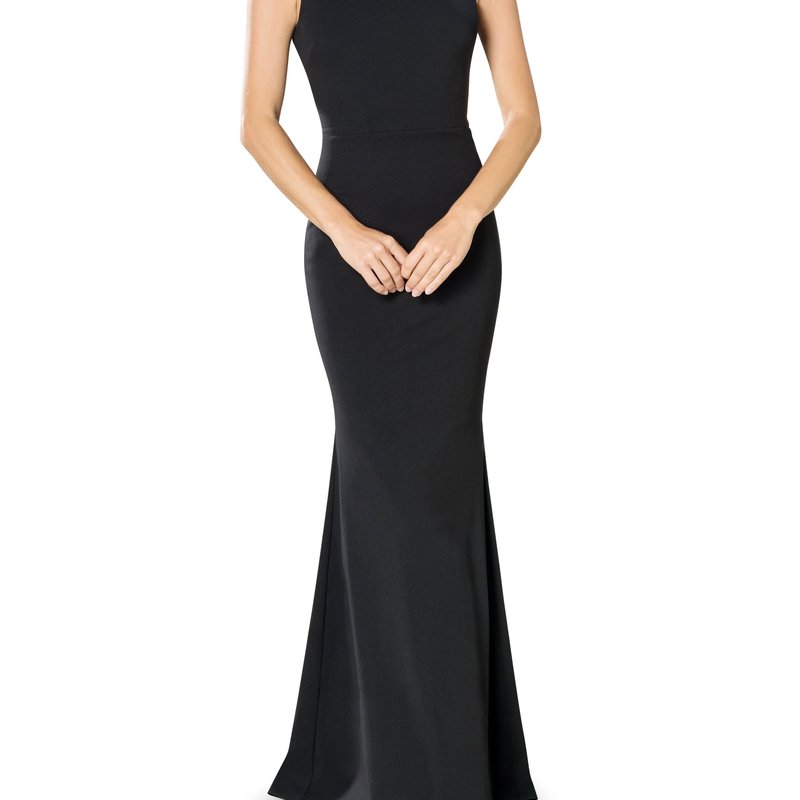 Shop Dress The Population Leighton Gown In Black