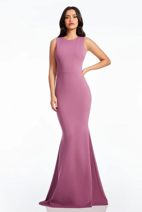 Dress_the_population Leighton Gown In Purple