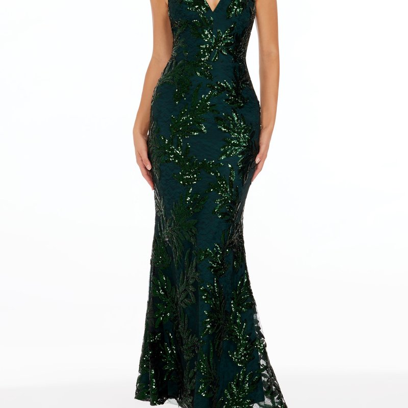 Shop Dress The Population Sharon Gown In Green