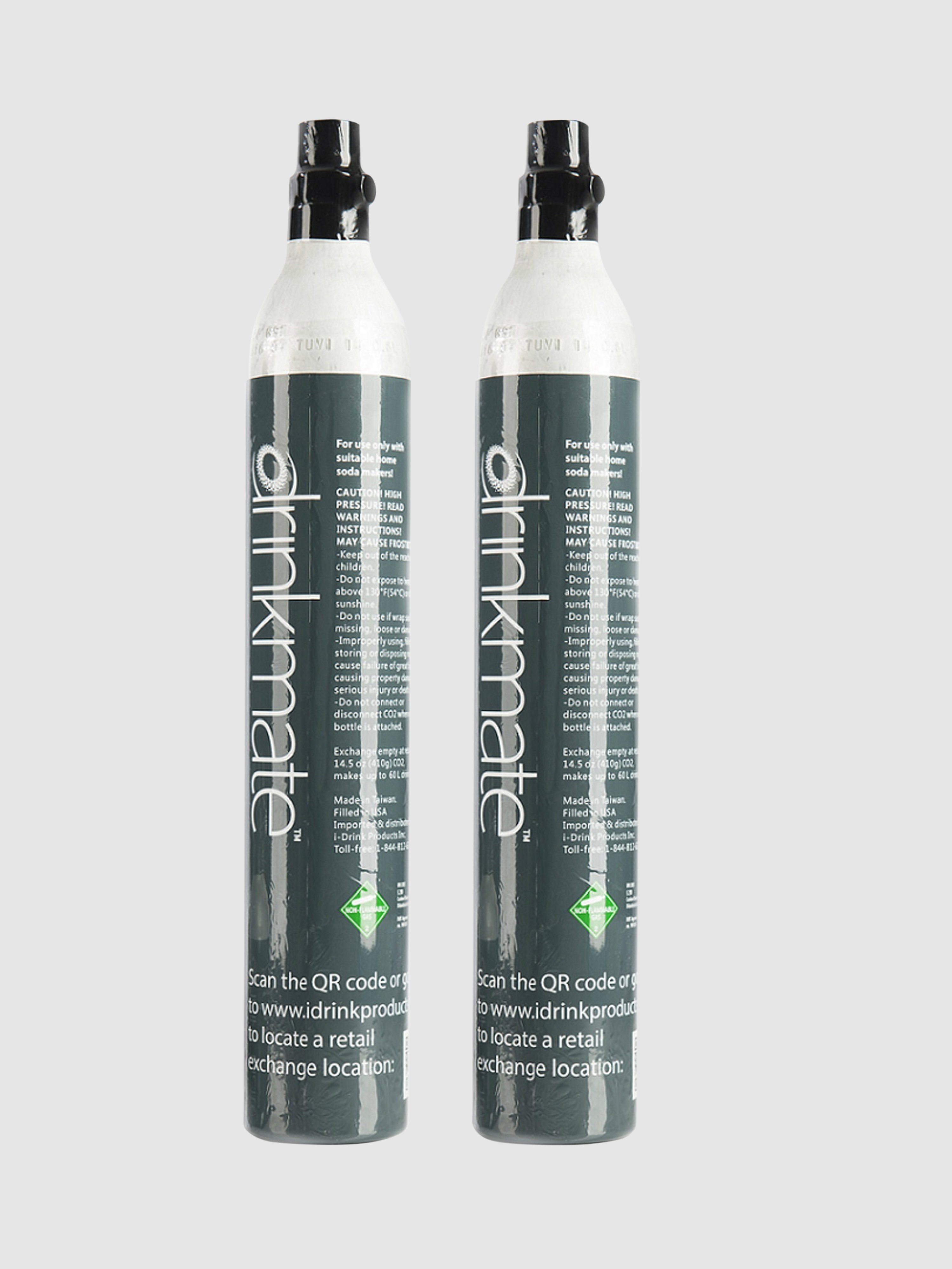 Drinkmate - Verified Partner 60l Co2 Cylinders (2 Pack) In Grey