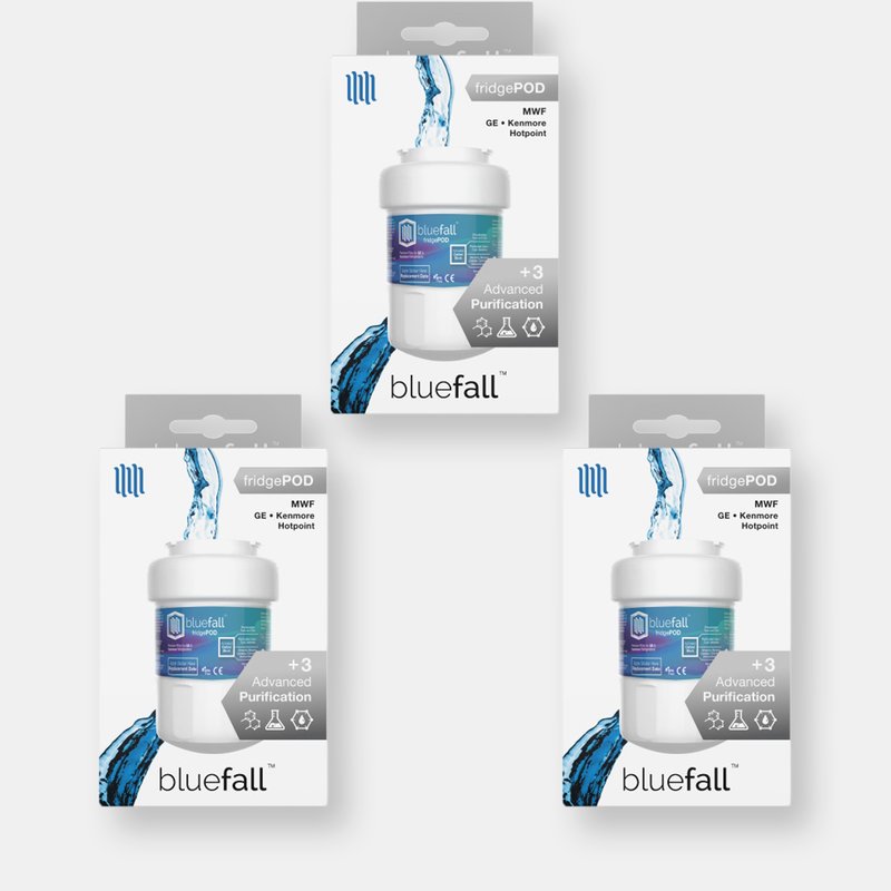 Drinkpod Ge Mwf 5pk Refrigerator Water Filter Compatible By Bluefall In White