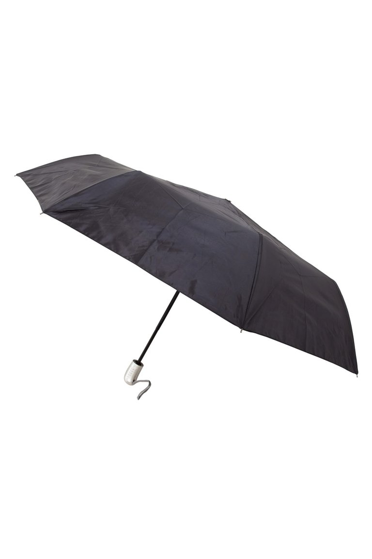 Drizzles Adults Unisex Foldaway Supermini Umbrella (Black) (One Size) - Black