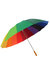 Drizzles Adults Unisex Rainbow Golf Umbrella (Rainbow) (One Size) - Rainbow