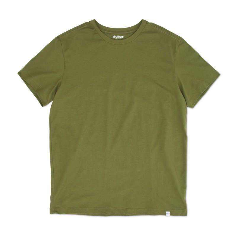 Druthers Organic Cotton T-shirt In Green