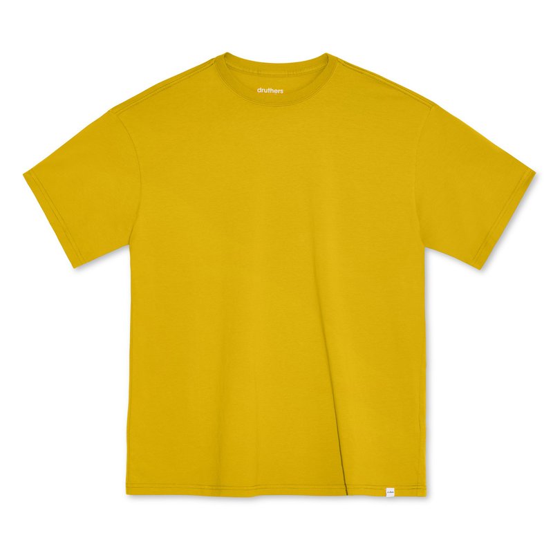 Druthers Gots® Certified Organic Cotton T-shirt In Yellow