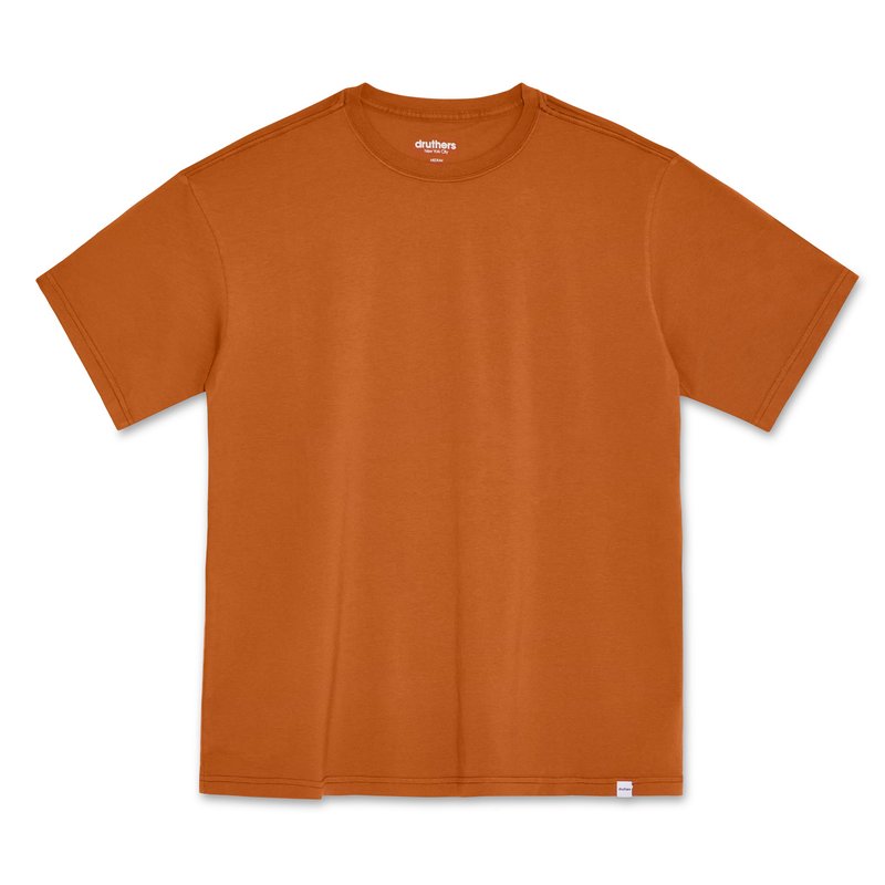 Druthers Certified Organic Cotton T-shirt In Brown
