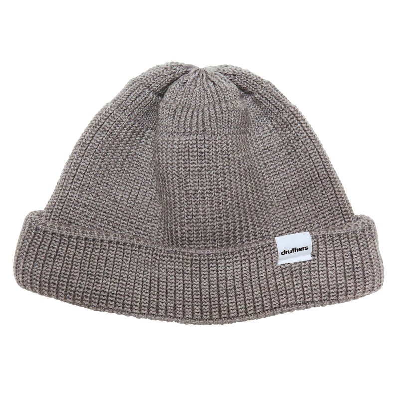 Druthers Merino Wool Dockworker Hat In Grey