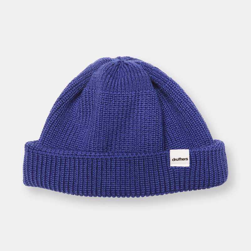 Druthers Merino Wool Dockworker Hat In Blue