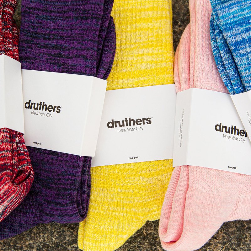 Shop Druthers Organic Cotton Everyday Crew Sock In Pink