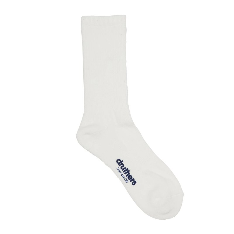 Druthers Organic Cotton Everyday Crew Sock In White
