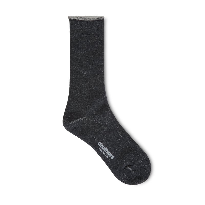 Druthers Relacks® Merino Wool Japanese House Sock In Grey
