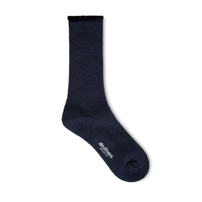 Druthers Relacks® Merino Wool Japanese House Sock In Blue