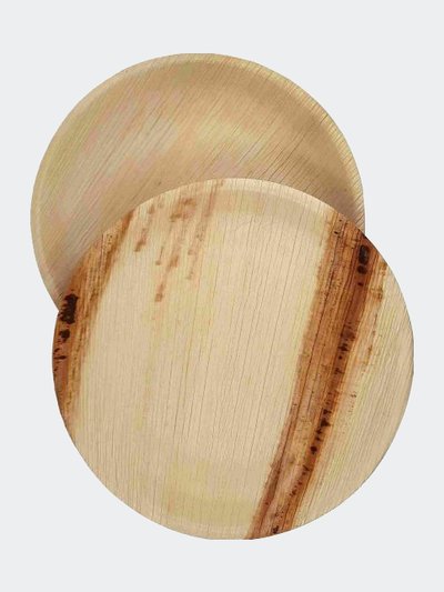 Dtocs Palm Leaf Plates Round 9" Dinner Plate Set (Pack 50) product
