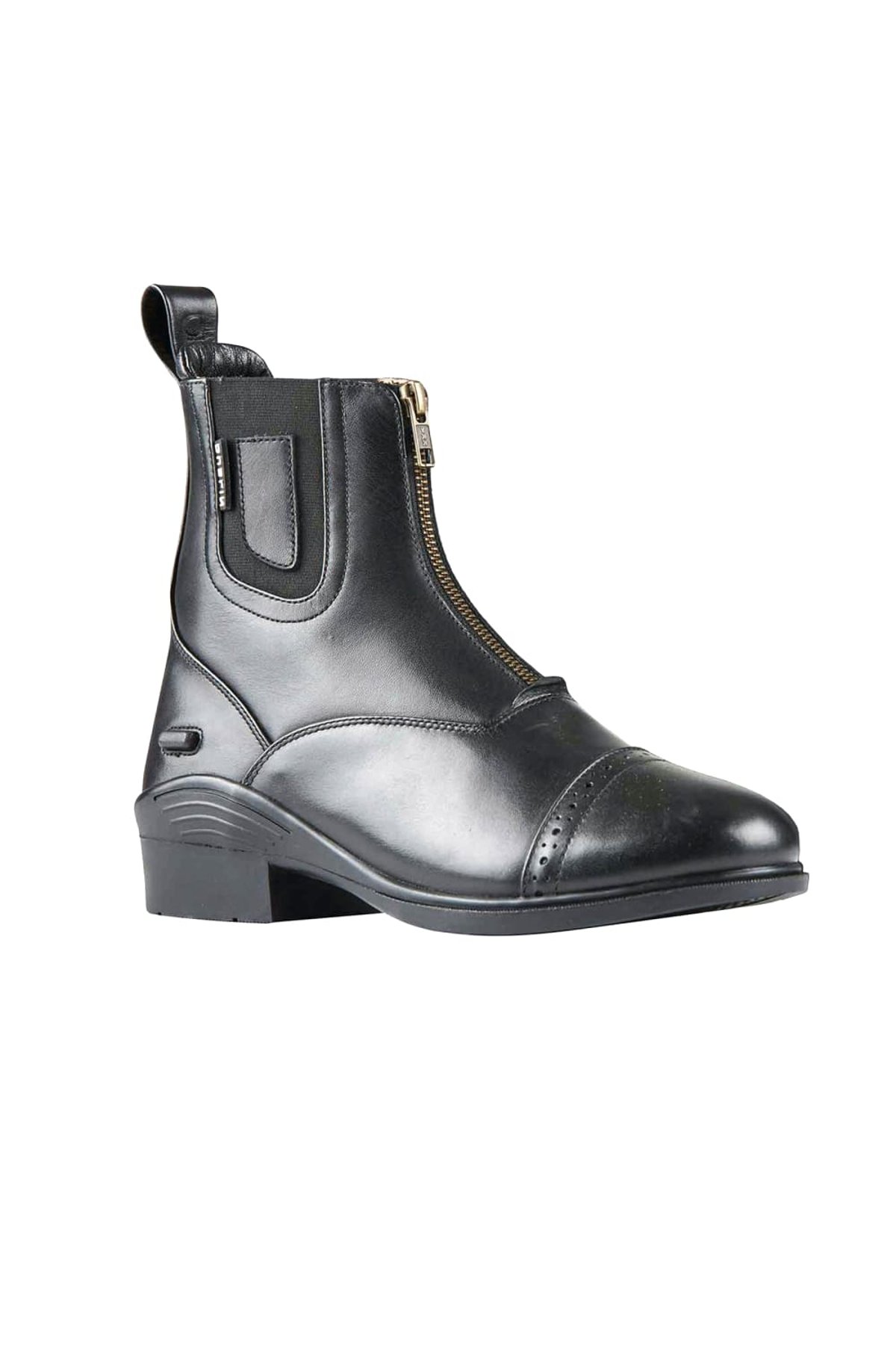 Dublin Black Womensladies Evolution Zip Front Waterproof Leather Paddock Boots Black Verishop 