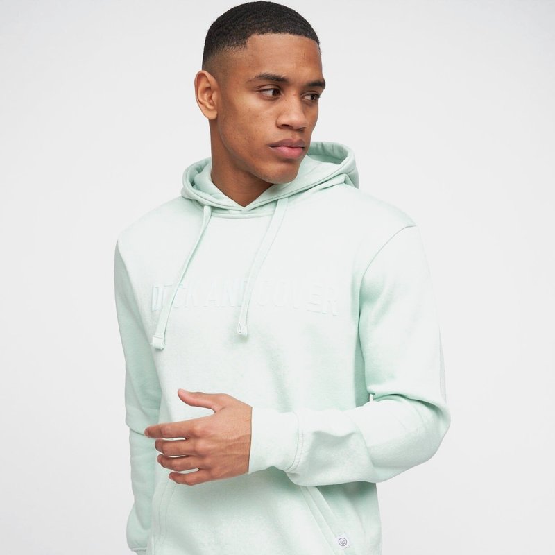 Duck And Cover Mens Basico Hoodie In Green