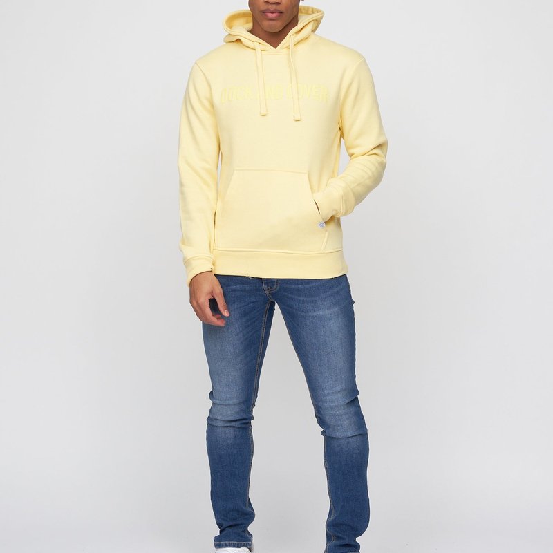 Duck And Cover Mens Basico Hoodie In Yellow