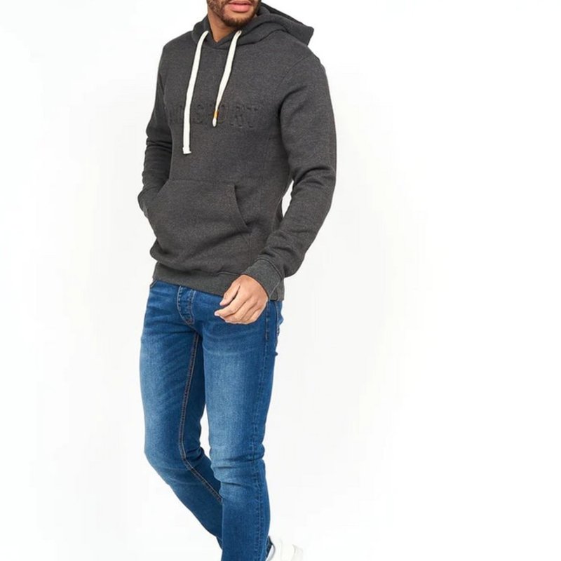 Duck And Cover Mens Billmoore Hoodie In Grey