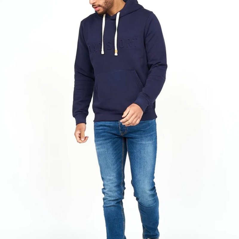 Duck And Cover Mens Billmoore Hoodie In Blue