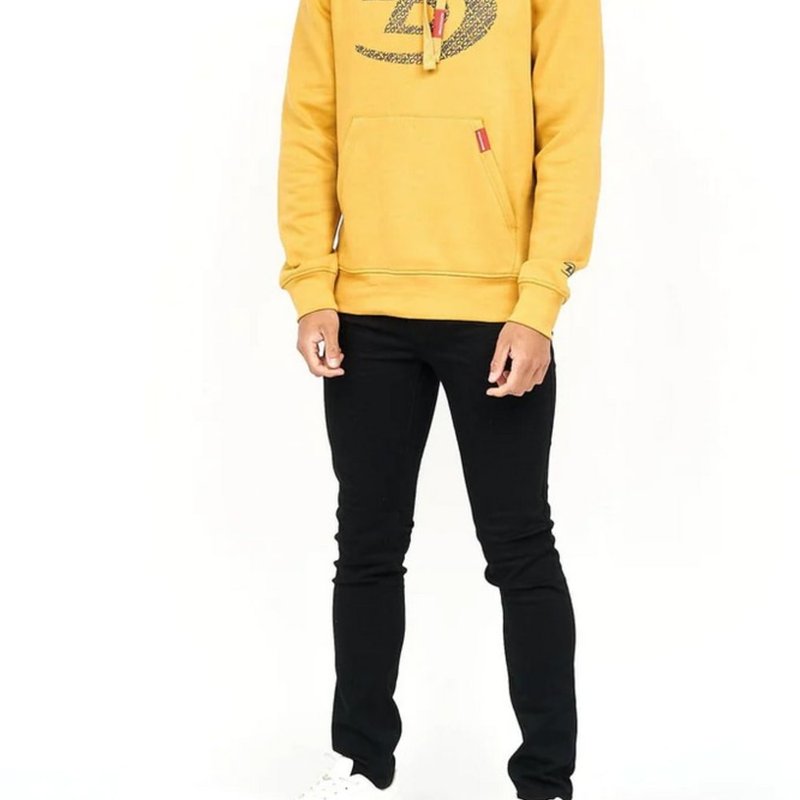 Duck And Cover Mens Bromley Hoodie In Yellow