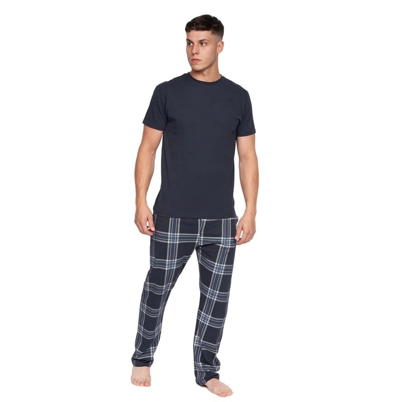 Duck And Cover Mens Callister Pajama Set In Blue