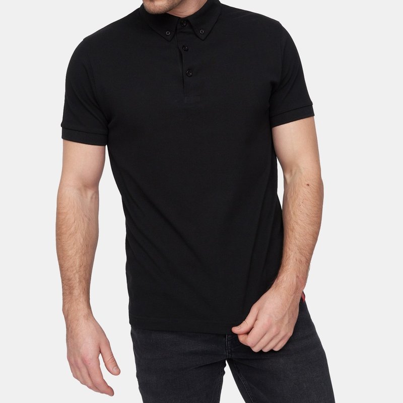 Duck And Cover Mens Chilltowns Polo Shirt In Black