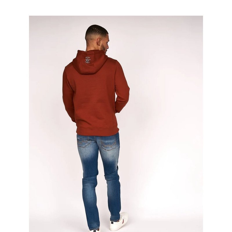 Shop Duck And Cover Mens Fillberts Hoodie In Red