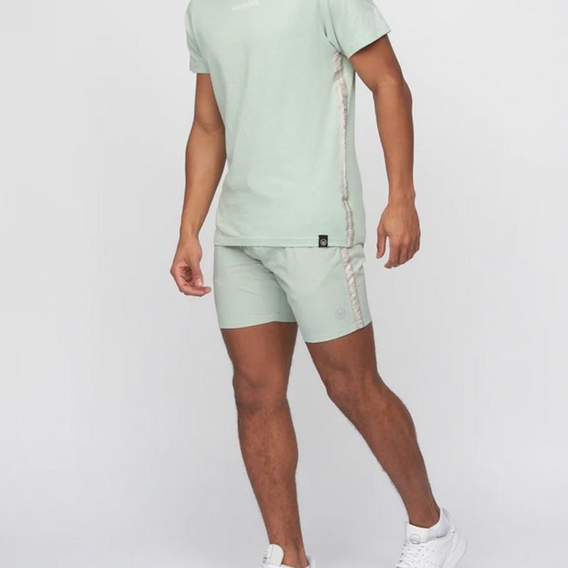 Duck And Cover Mens Gathport Swim Shorts In Green